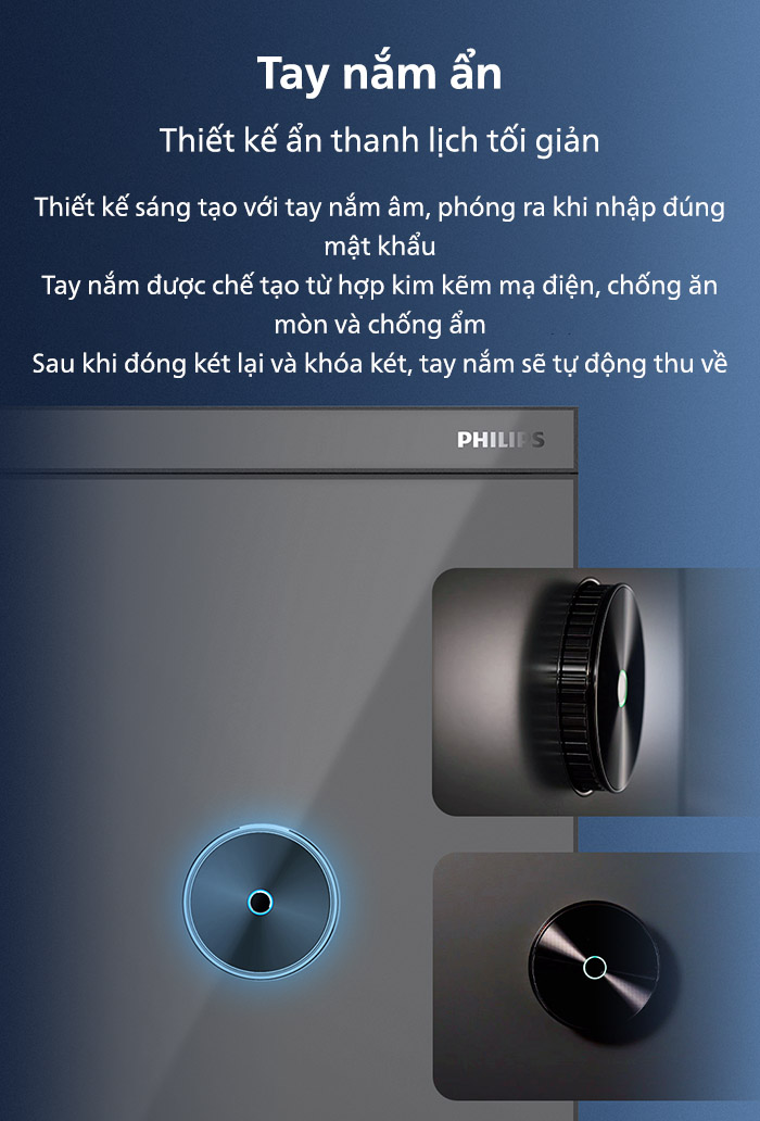 Tay nắm ẩn tinh tế
