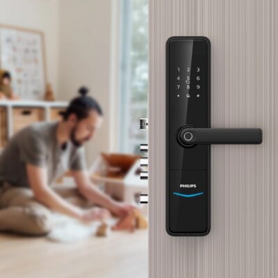 Khóa cửa Philips DDL603E mở khóa bằng vân tay siêu nhạy