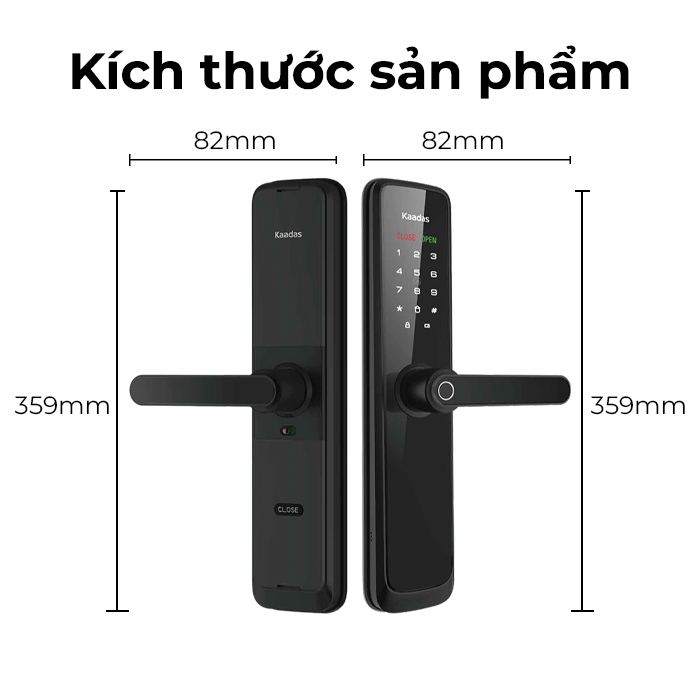 Kích thước SP Kaadas L7