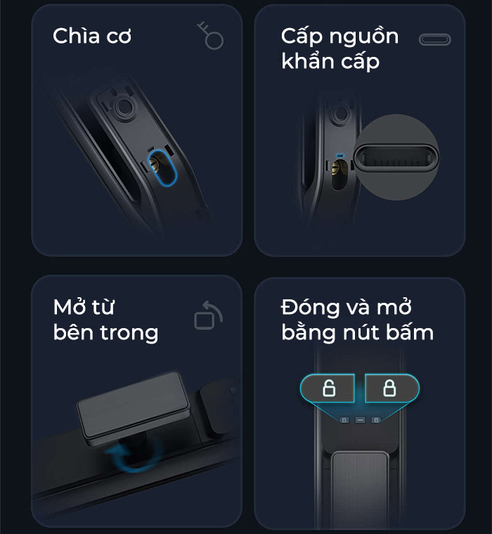 kaadas-q3-anh-3 Cấu tạo trực quan, dễ sử dụng
