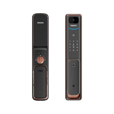 Khóa cửa thông minh Philips Alpha V màu đồng đỏ